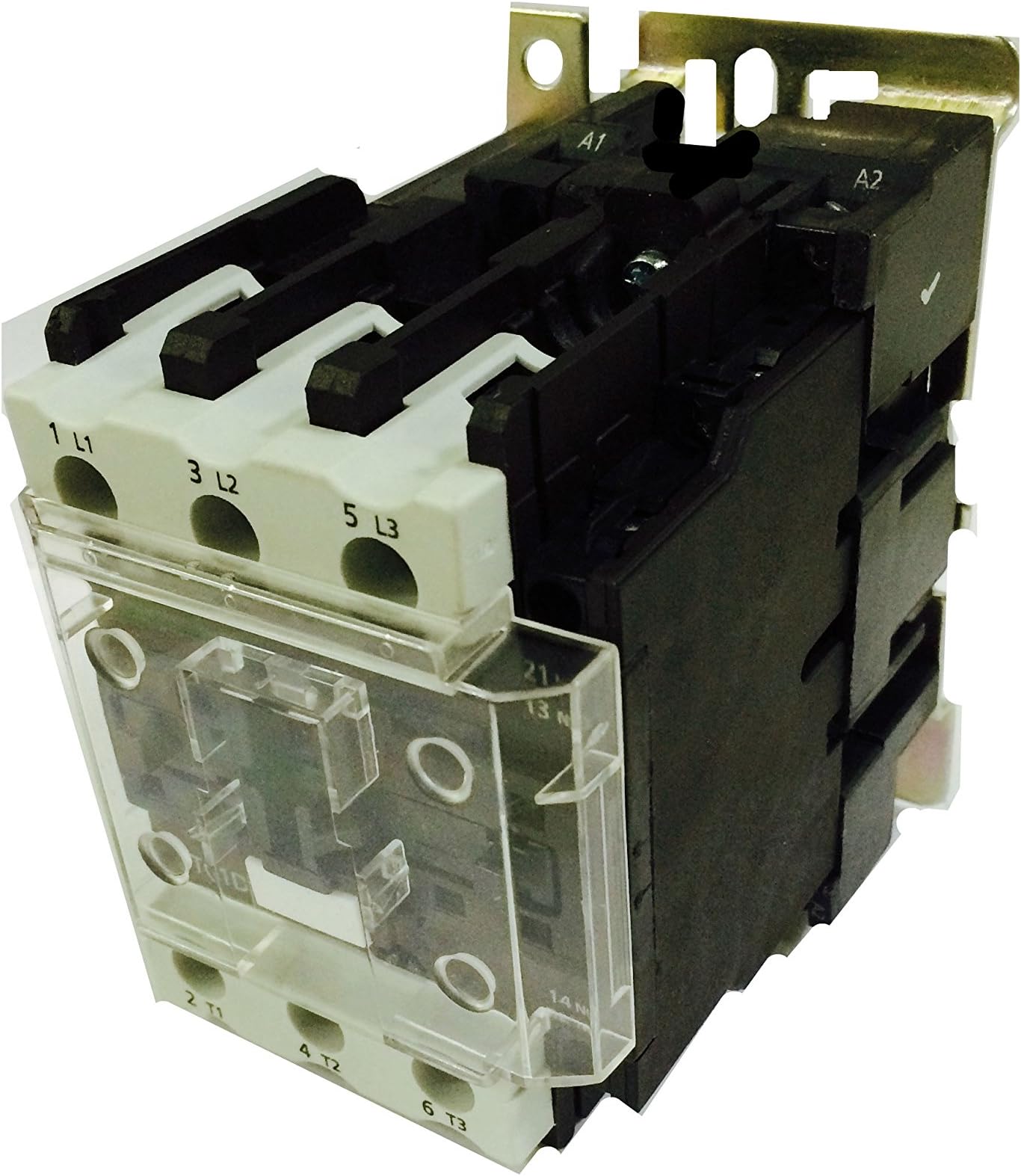 SHAMROCK CONTROLS TC1-D4011-W6 Non-Reversing Contactor, 1 Normally Open/Closed Aux, 3-Pole, 22KW, 40 amp, 277/60 VAC Coil