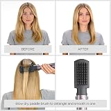 BaByliss Air Styler 1000W All in One Hair Dryer Brush 4 Attachments Copper Grey view 6