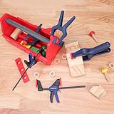WORKPRO 4-Pack 115mm Mini Bar Clamps & 8 Spring Clamps for Woodworking view 8
