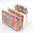 Amazon.com: smartified Fridge Acrylic Organizer with Vertical Dividers ...