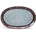 gufaith Melamine Serving Tray, 19" Serving Food Platter for Entertaining,Dinnerware Sets,Serving Tray,Melamine Plates,Party, Meat, Dessert, Unbreakable, Dishwasher Safe, BPA Free (Oval Platter)