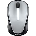 Logitech M317 Wireless Mouse, 2.4 GHz with USB Receiver, 1000 DPI Optical Tracking, 12 Month Battery, Compatible with PC, Mac, Laptop, Chromebook - Light Steel