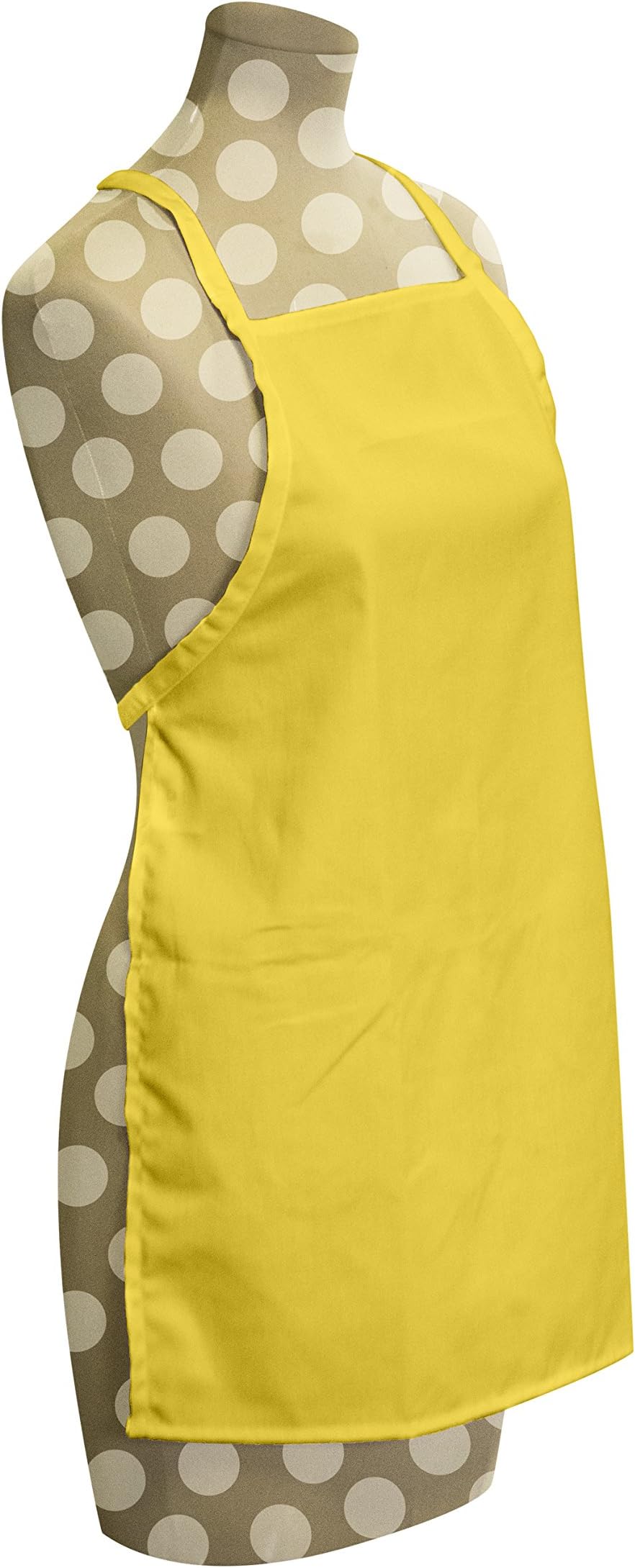 Kids Chef Hat Apron - Kitchen Cooking Baking Wear (XS 1-2 Year, Mustard)