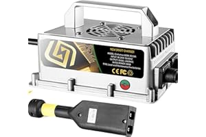 Croliumcx 36Volt 18Amp Aluminum Casting Wide Voltage Golf Cart Battery Charger Matching 2-pin D-Shaped Plug Charges The Battery on EZGO TXT 36V Golf carts