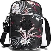 AOCINA Small Crossbody Purses for Teen Girl Stuff Cell Phone Purse Lightweight Nylon Mini Cross Body Bag Cute Wallet Bag