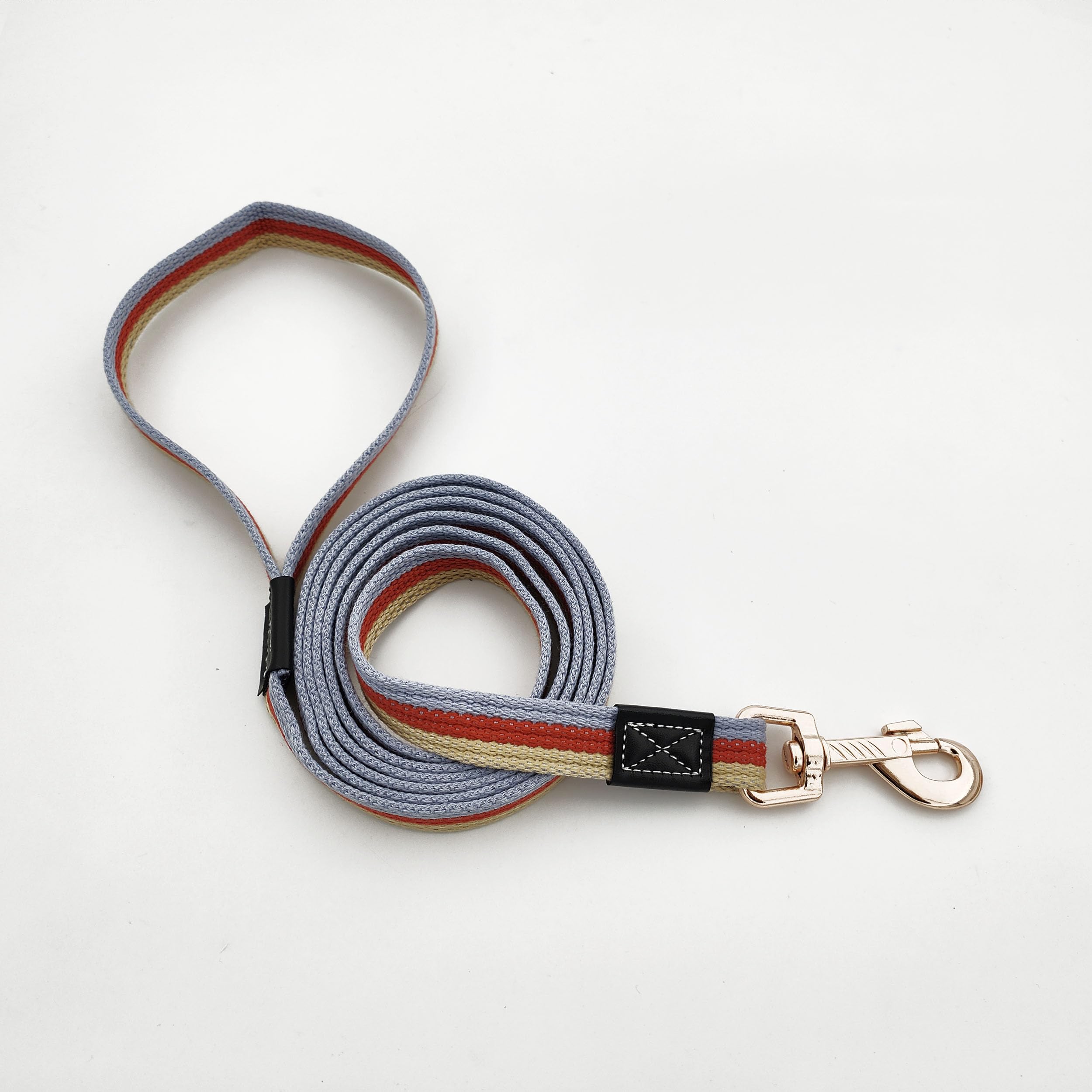 MCKhome Training Lead for Dog 2M 2M Pet Leash Soft Canvas Pet Leash 360° Rotating Buckle Pet Leash Durable Dog Rope Lead for Dog & Puppy Training and Daily Walking 2M x 2CM (Red)