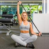 FitBeast Pull Up Band 15-35LBS Red Resistance Band for Calisthenics Yoga view 6