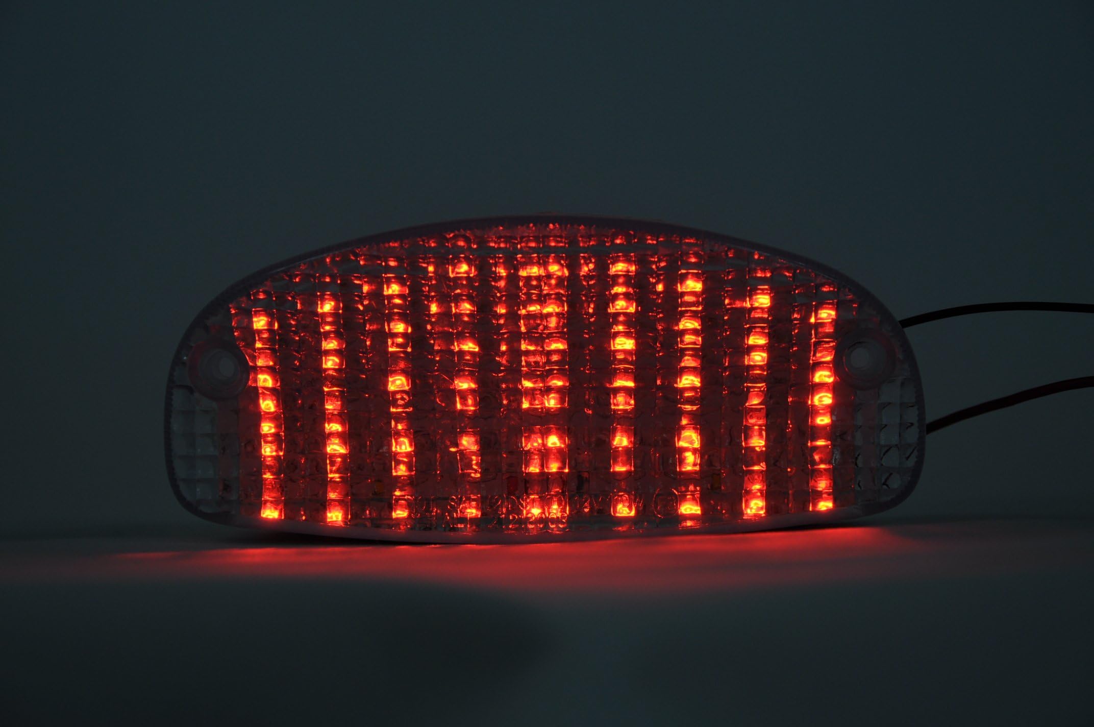 Motorcycle Tail Light LED Clear Integrated Turn Signal for 1999-2005 HONDA SHADOW VLX, 1999-2005 HONDA SHADOW SPIRIT 1100, 1997-1998 HONDA CBR 1102XX