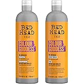 TIGI Bed Head Moisturizing Shampoo and Conditioner Set for dyed hair, Colour Goddess with Sweet Almond & Coconut Oils, 25.36 fl oz, 2 Pack