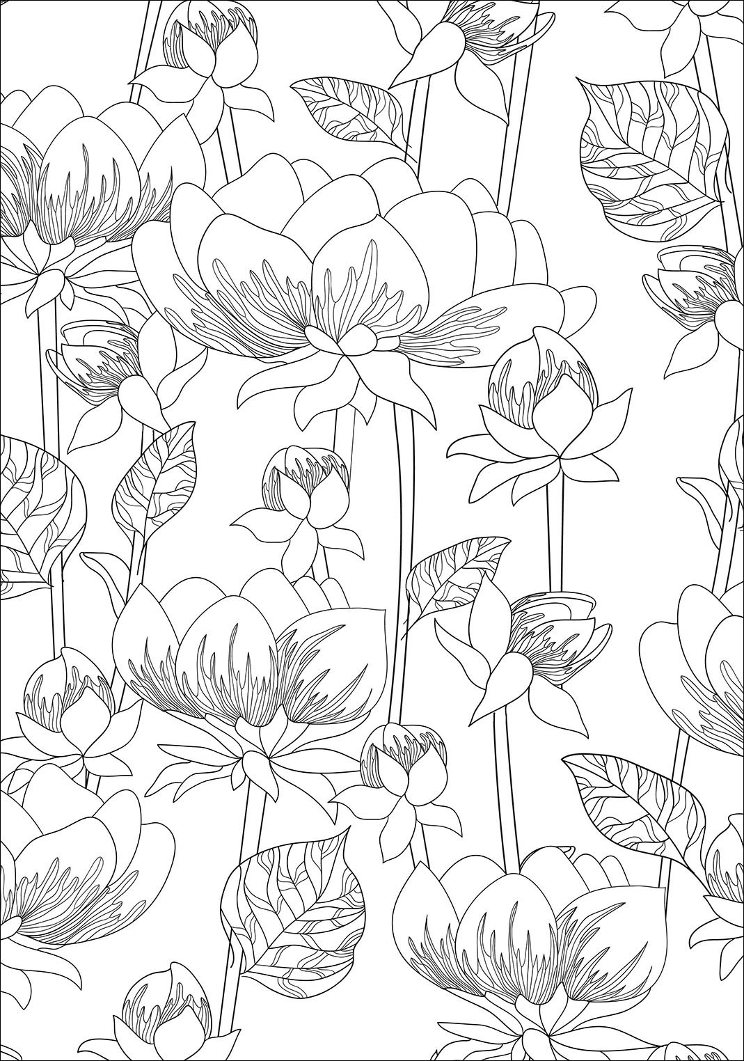 美しい花模様で始めるアートセラピー アンチストレスぬりえ 西尾彰泰 伊藤宗親 本 通販 Amazon