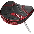 PuresDesigns Mallet Putter Cover - Magnetic Putter Cover - Putter Headcover - Putter Cover Mallet - Mallet Putter Cover Magnetic - Durable Protection - Fits Taylormade Odyssey PING & More 5.5” x 4.5”