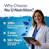 Nu U Nutrition Magnesium Glycinate 1000mg 180 Capsules Vegan UK Made view 8