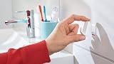 tesa Powerstrips Hook - Self-Adhesive Round Hook for All Surfaces - White view 4