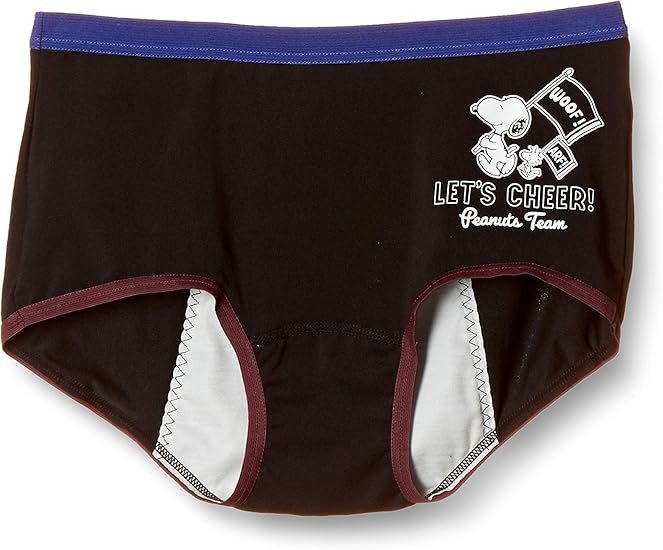 Amazon アツギ ショーツ Peanuts Snoopy スヌーピー サニタリーショーツ 超ロングシート レディース Cas ブラック 日本 M 日本サイズm相当 サニタリーショーツ 通販