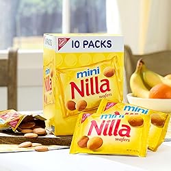 NILLA Wafers Mini Cookies, Vanilla Wafers, 10 Snack