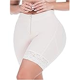 Sonryse 70ZF High Waisted Shapewear Shorts Girdle Tummy Control for Women Calzones Fajas Colombianas