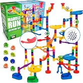 Marble Genius Marble Run Extreme Set, 300 Translucent Pieces, STEM Toy | Create bigger, more challenging marble runs with 300 translucent pieces designed for creative STEM building and endless fun.