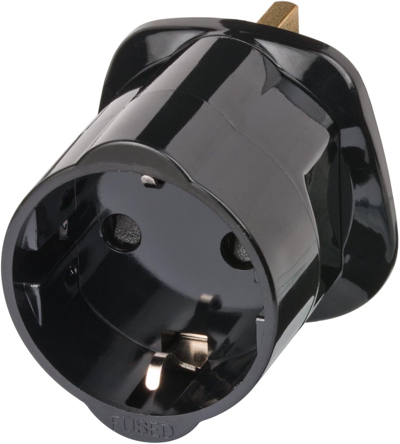 Brennenstuhl Travel Adapter earthed GB Negro adaptador e inversor de corriente Fuente
