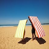 Dock & Bay Beach Towel Cabana Waikiki Coral Red Extra Large 200x90cm view 2
