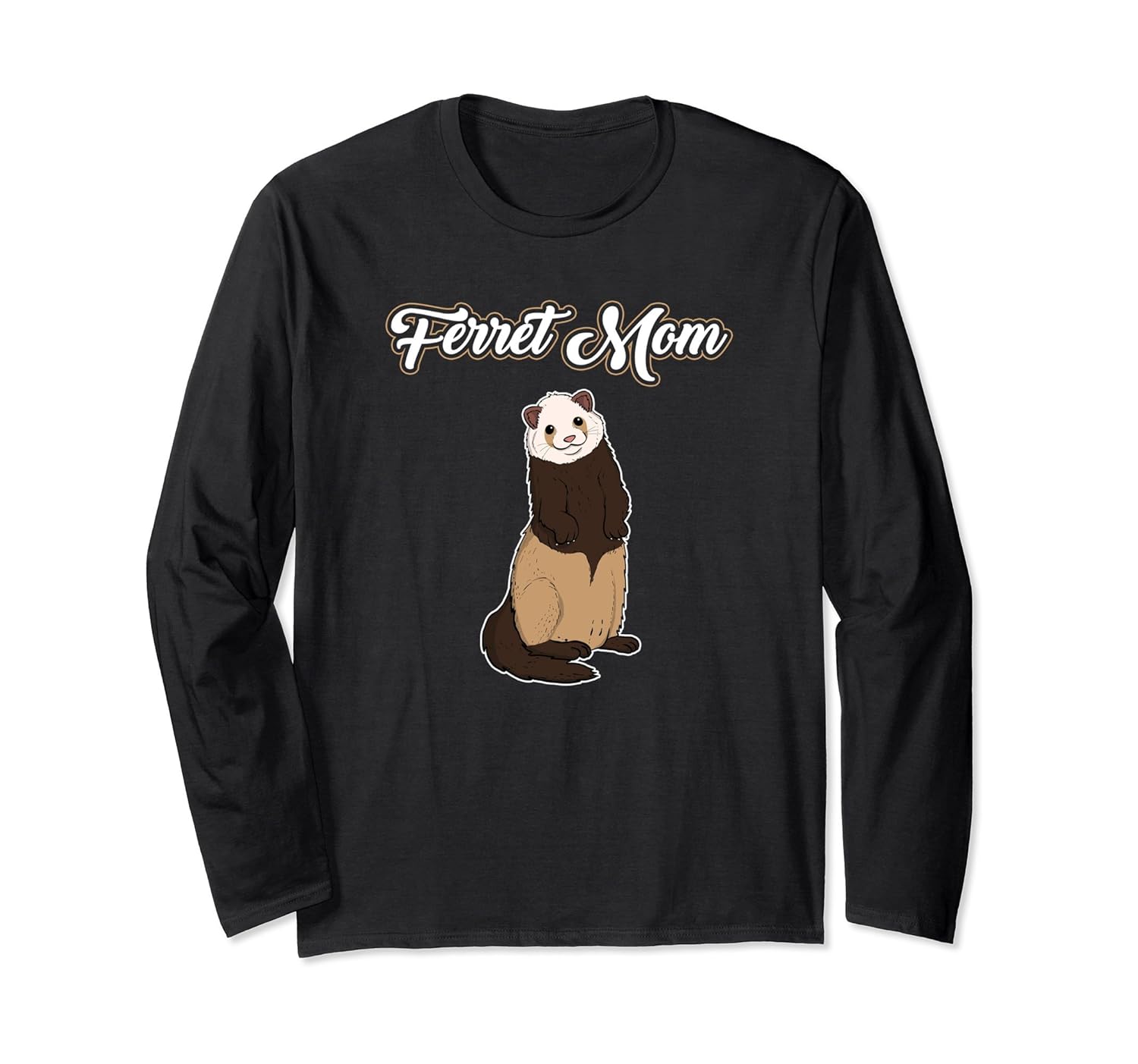 Ferret Mom Long Sleeve Shirt for Ferret Lovers-anz