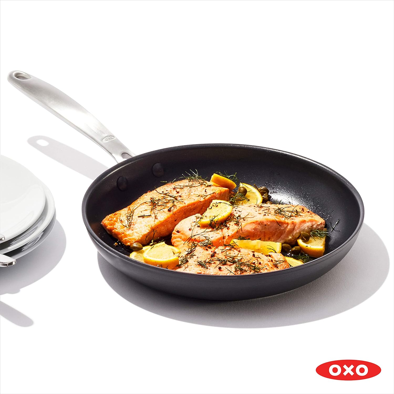 OXO Good Grips Non-Stick Pro Dishwasher safe 10" Open Frypan: Kitchen & Dining