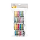 American Crafts 58817 Amy Tangerine Grosgrain Ribbon by | 24 pack, various printed and woven patterns