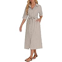 Women's Flowy Floral Wrap Maxi Dress - Tiered, Short Sleeve, Beach Sundress - View #10