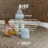 BIBS Plastic Baby Bottle 270 ml 2-Pack Natural Rubber Latex Teat Blush view 6