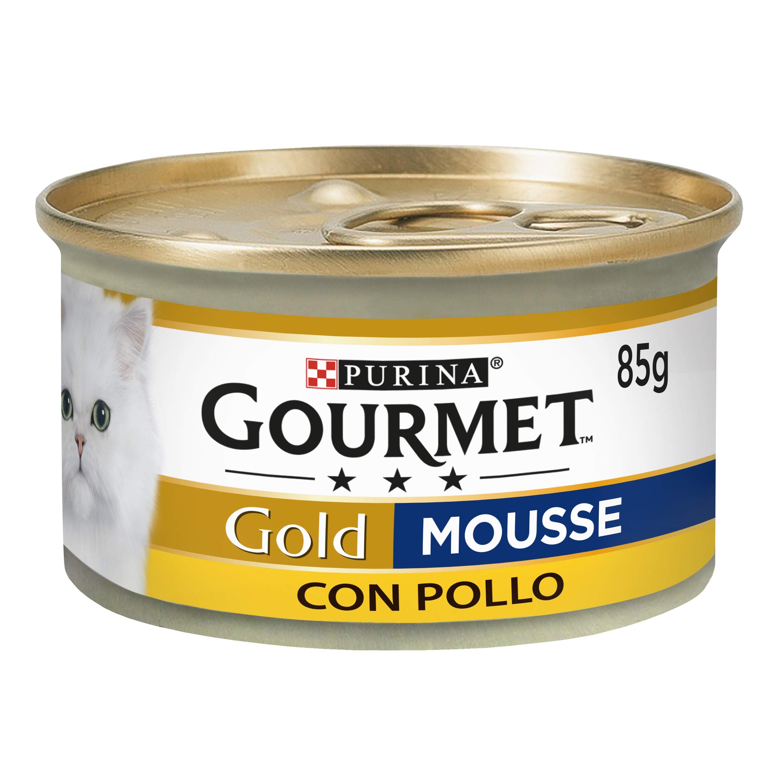 Gourmet Gold Mousse for the Cat with Chicken, 85 g – Pack of 24