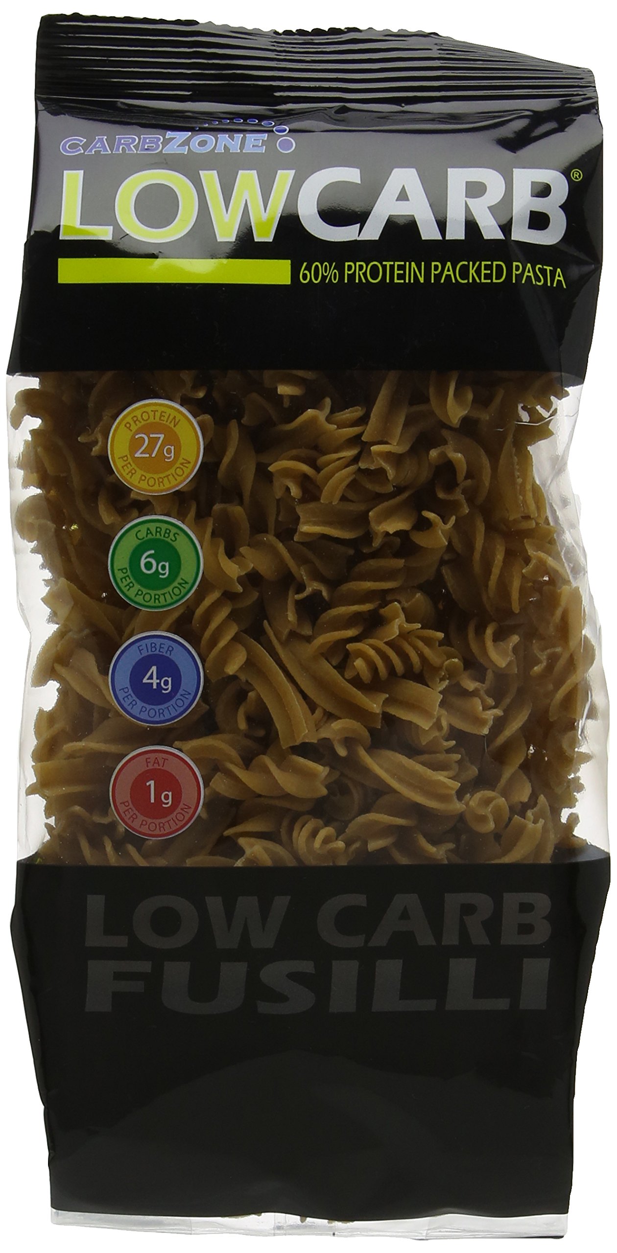 Carbzone Low Carb Fusilli Pasta 250 g (Pack of 2) Buy Online in United