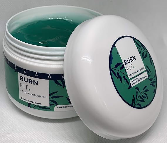 Burn Fit Gel Corporal Reductivo, reduce cintura, aplana abdomen y quita celulitis