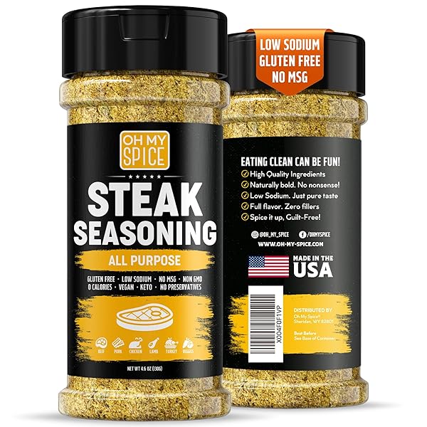 STEAK SEASONING ALL PURPOSE SEASONING MIX – GLUTEN...