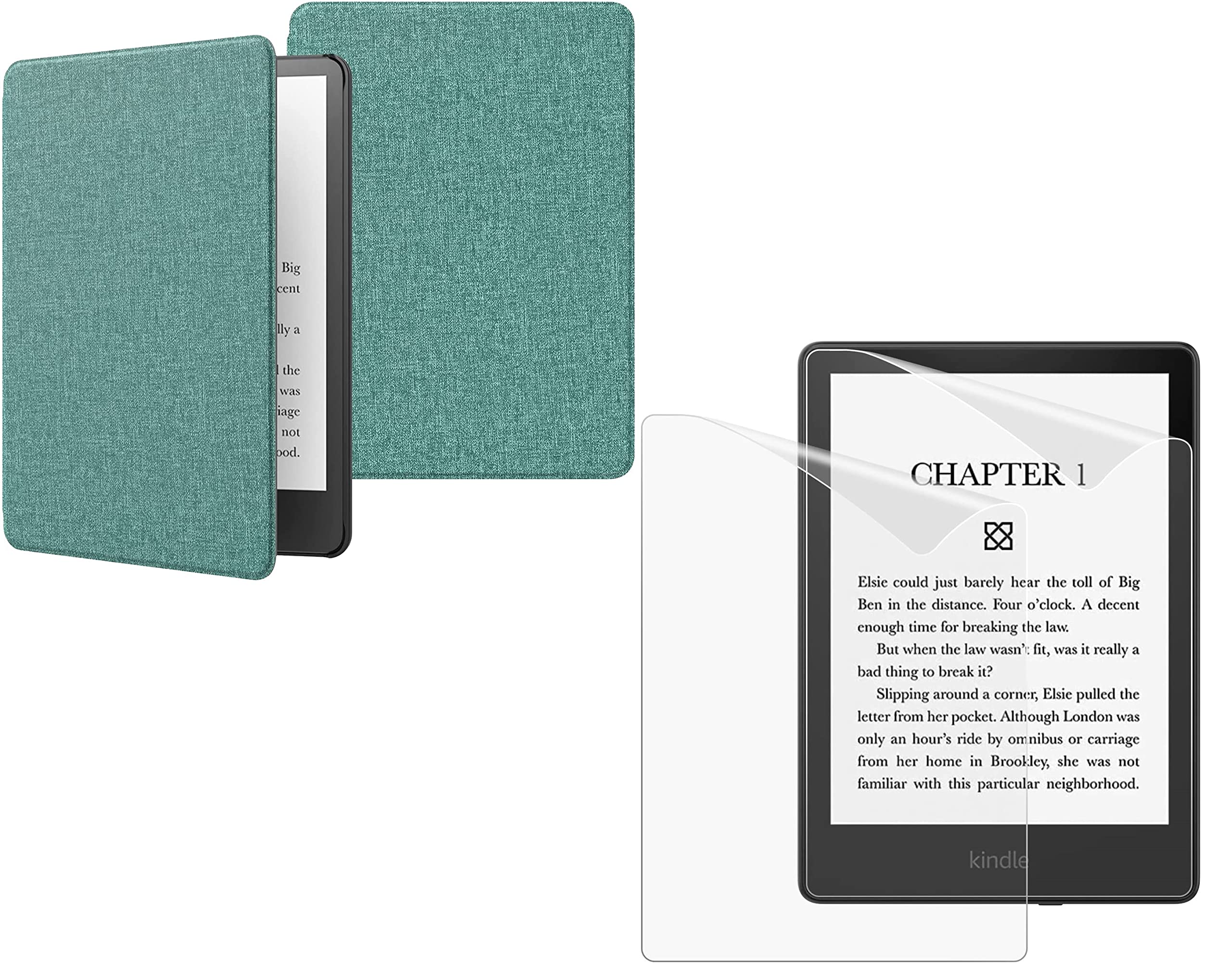 MoKo Case with 2-Pack Anti-Glare Film for 6.8
