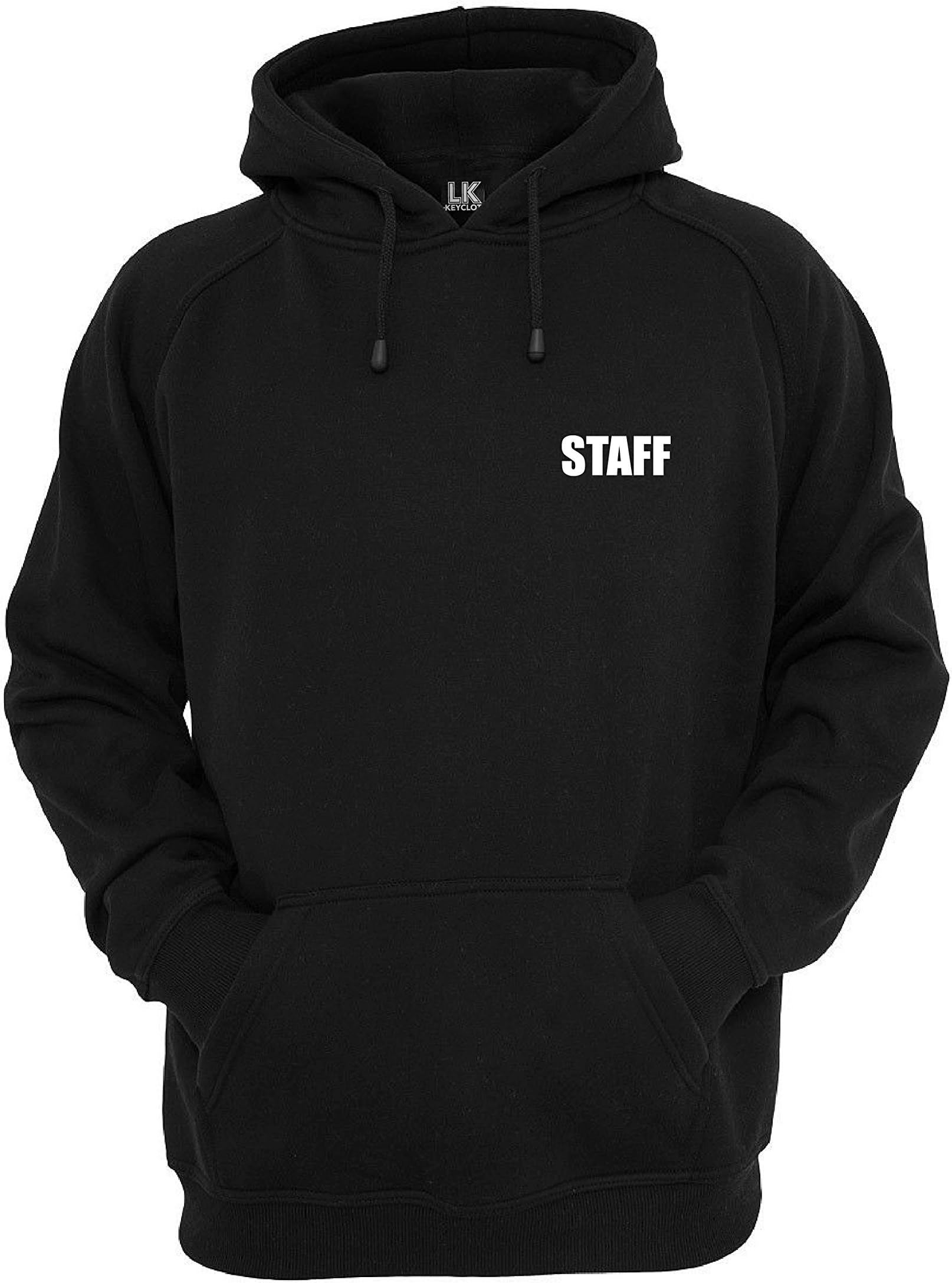 Mens Staff Hoodie Company Workwear Uniform Work Tops Events Hoody Printed Front and Back