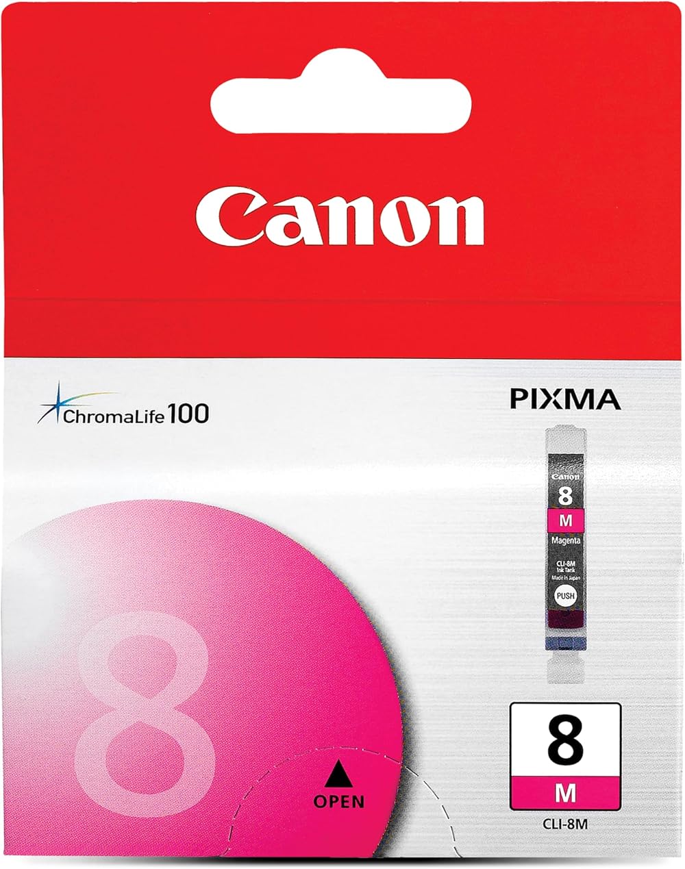 Canon CLI 8M Magenta Ink Tank Cartridge 13ml for MP800 Series - New OEM