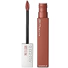 Maybelline Makeup SuperStay Matte Ink Liquid Lipstick, Amazonian Nude Matte Lipstick, 0.17 fl oz