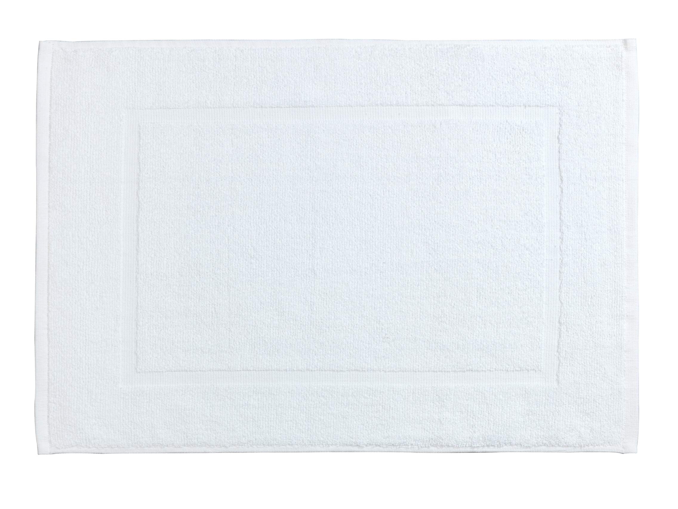 ALLSTAR Terry Bath Mat Zen White Cotton 60 x 40 cm