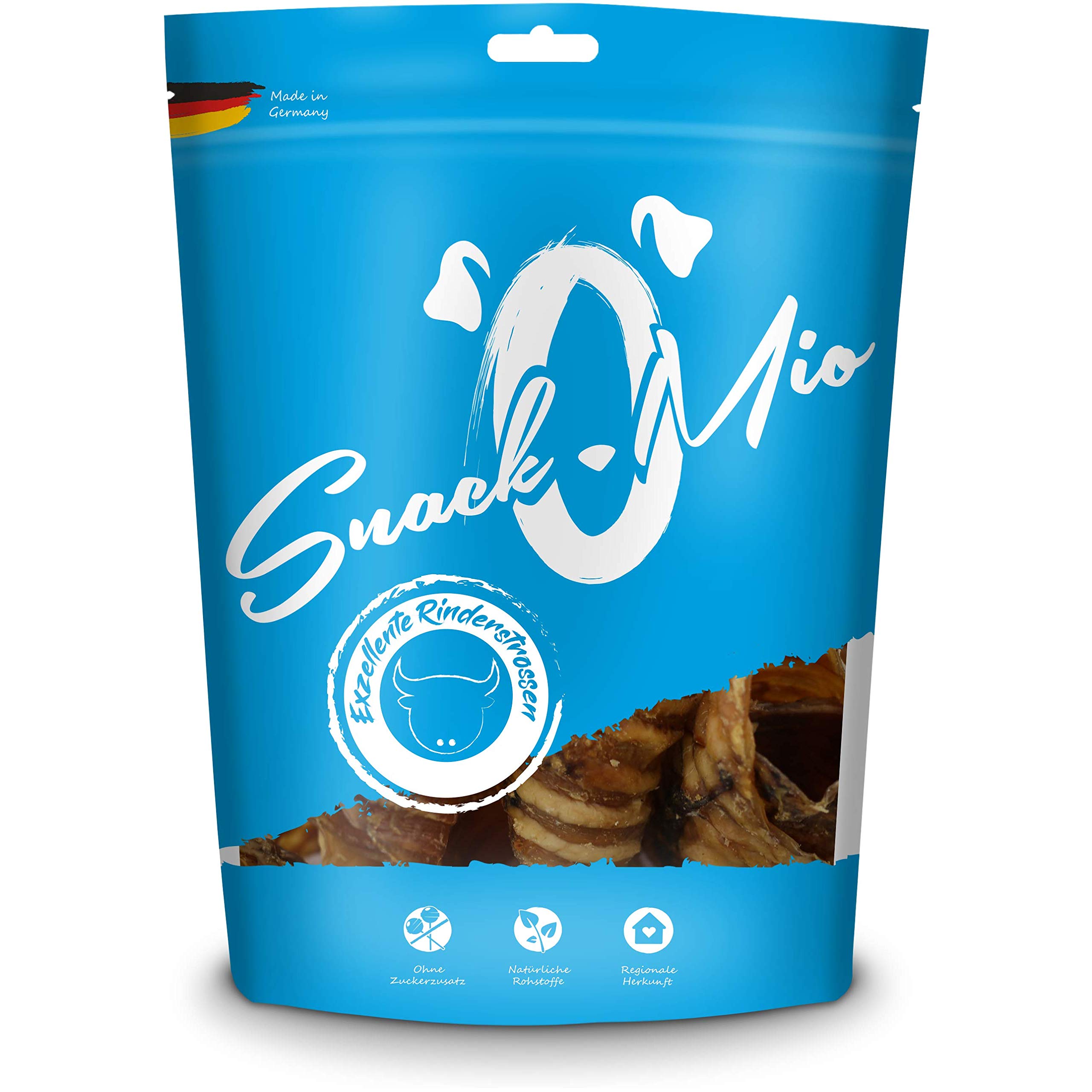 SnackOMio - Premium dog snack - Excellent beef shoots, grain-free, 1 pack (1 x 700 g)