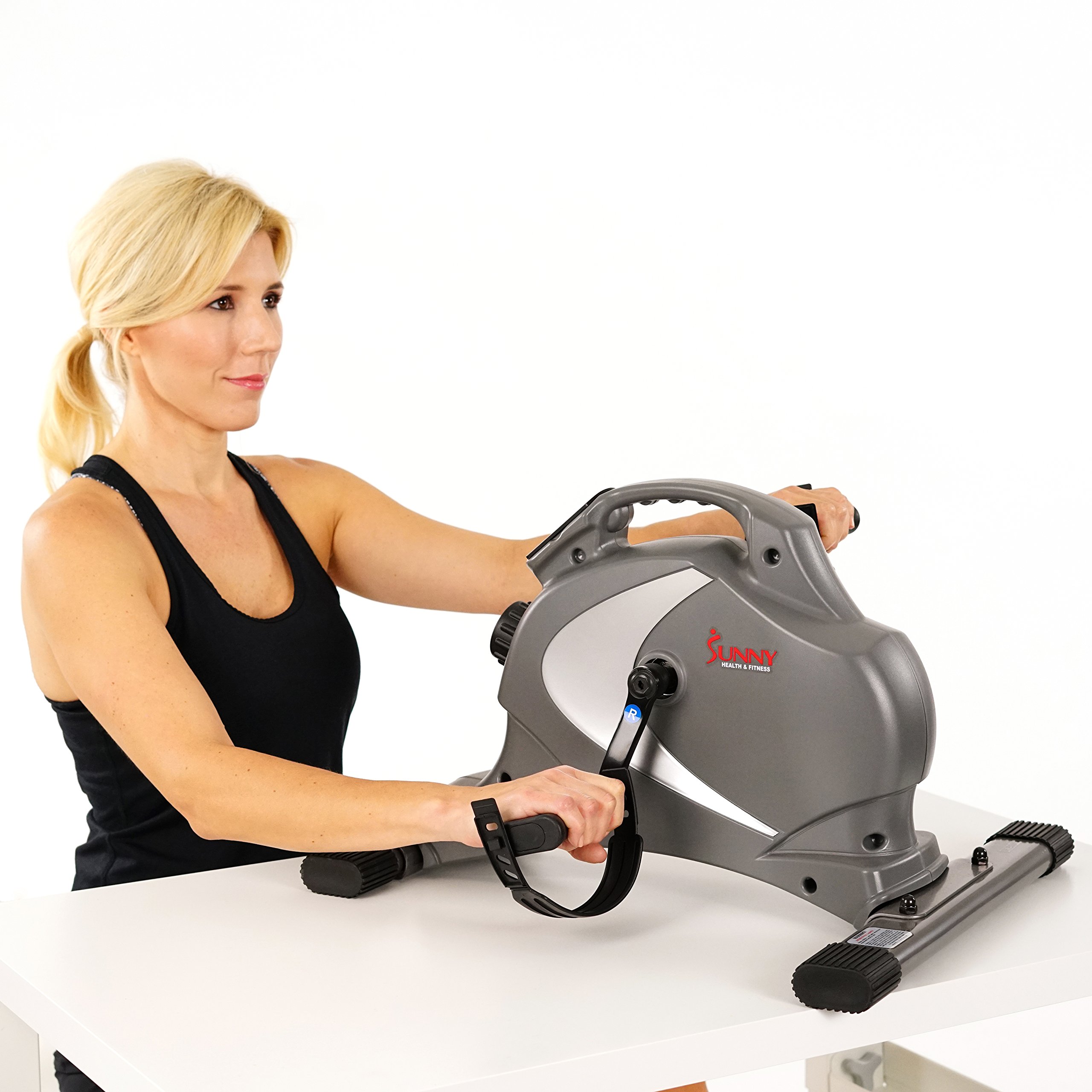 Sunny Health & Fitness SF B0418 Magnetic Mini Exercise Bike with Digital Monitor and 8 Level Resistance Sunny Health & Fitness SF B0418 Magnetic Mini Exercise Bike with Digital Monitor and 8 Level Resistance