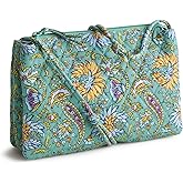 Vera Bradley womens Premium Cotton Foxbury Crossbody Bag