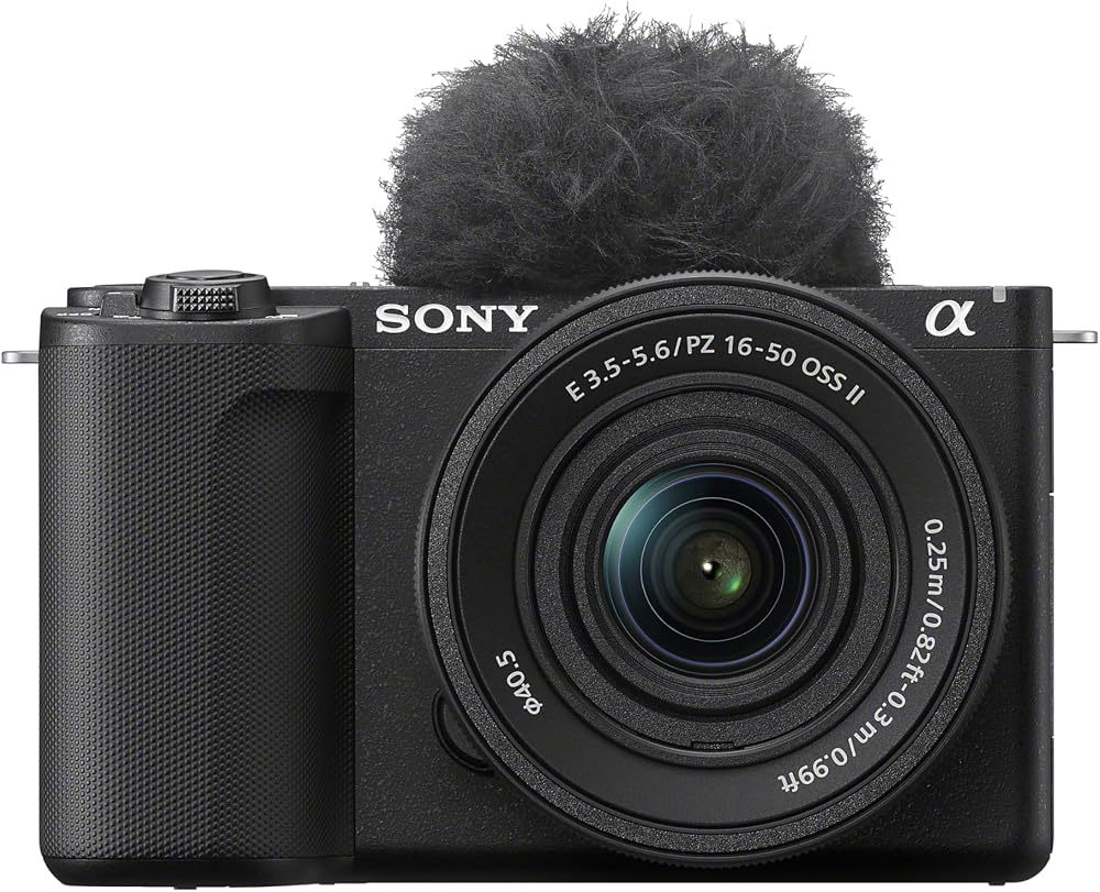 Sony ZV-E10M2 Mirrorless Vlogging Camera 16-50mm, 26MP, 4K 60p, Flip Screen