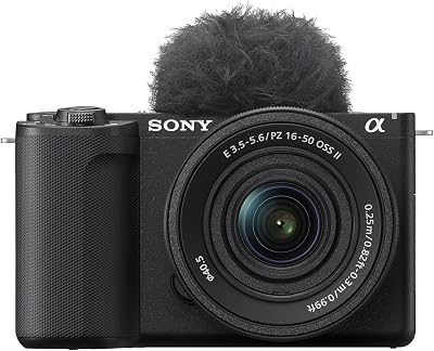 Sony ZV-E10M2 Mirrorless Vlogging Camera 16-50mm, 26MP, 4K 60p, Flip Screen