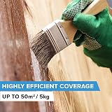 Resincoat Garden Shed Paint Luxury Resin 5Kg Oak Brown 1 Coat view 3