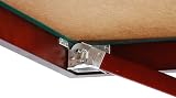 Engelhart Bridge Table Birchwood 89cm Foldable Card Table Felted Green Top view 4