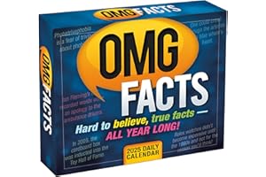 SELLERS PUBLISHING, INC. OMG Facts 2025 Boxed Daily Desk Calendar: Hard to Believe but True