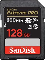 SanDisk 128GB Extreme PRO SDXC Memory Card U3 V30 200MB/s 4K