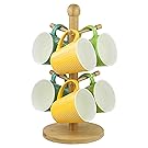 Home Basics Bamboo Mug Tree