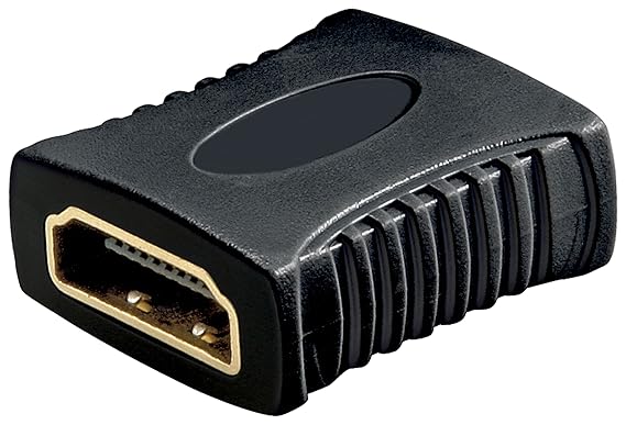 Wentronic HDMI/HDMI Adapter (19-polig, HDMI-Buchse auf HDMI-Buchse)