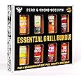 Fire & Smoke Society Essential Grill Variety Pack | BBQ Rubs and Seasonings, Grilling Gifts for Fathers Day, Mens Gifts | Steak Seasoning, Chicken, Burgers, Pulled Pork | Large Spices Set (8-Pack)