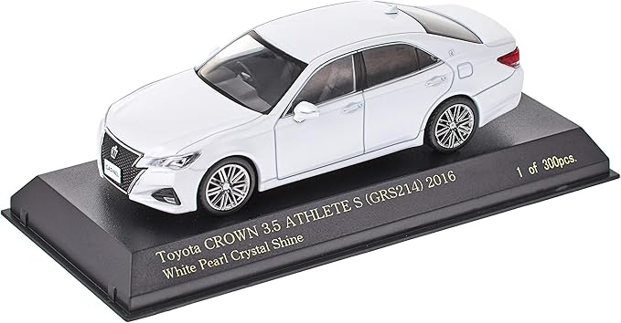 Amazon Carnel 1 43 トヨタ クラウン 3 5 アスリート S Grs214 16 White Pearl Crystal Shine 完成品 ミニカー ダイキャストカー ホビー